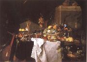 Jan Davidz de Heem Still-life with Dessert Sweden oil painting artist